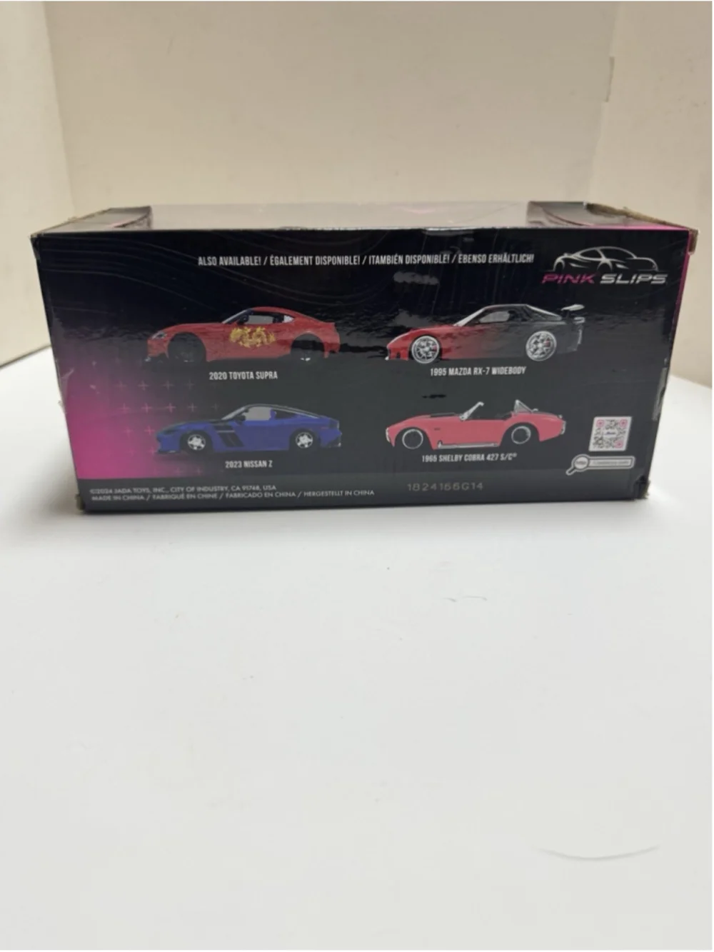 1:24 1965 Shelby Cobra 427 - JADA Pink Slips - Pink Chameleon Paint